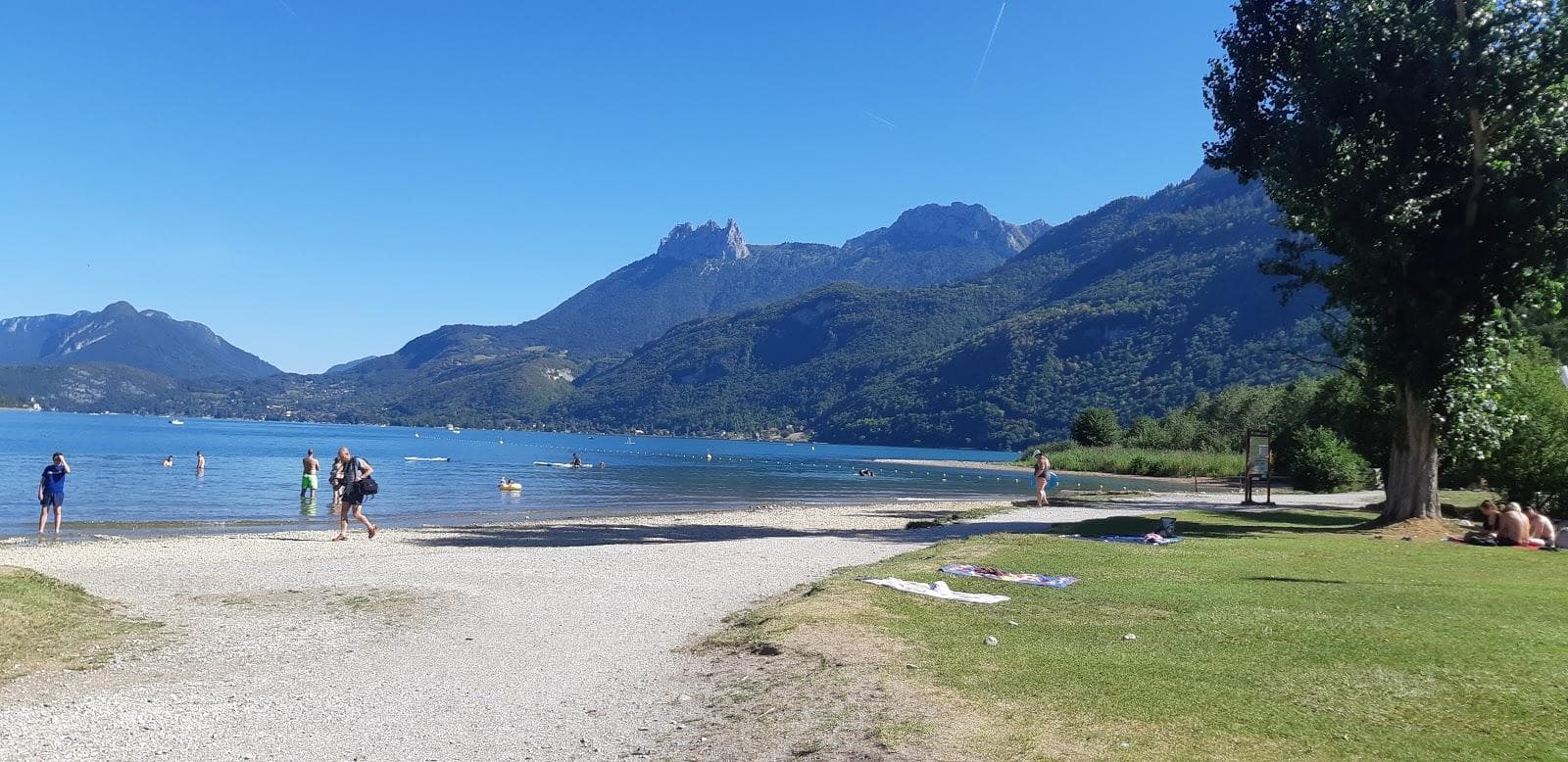 Plage de Doussard