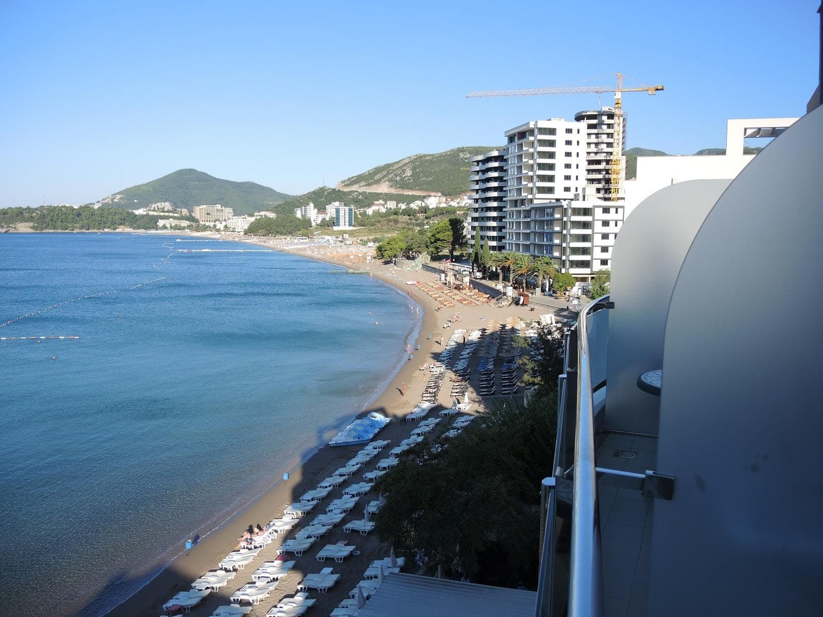 Becici beach