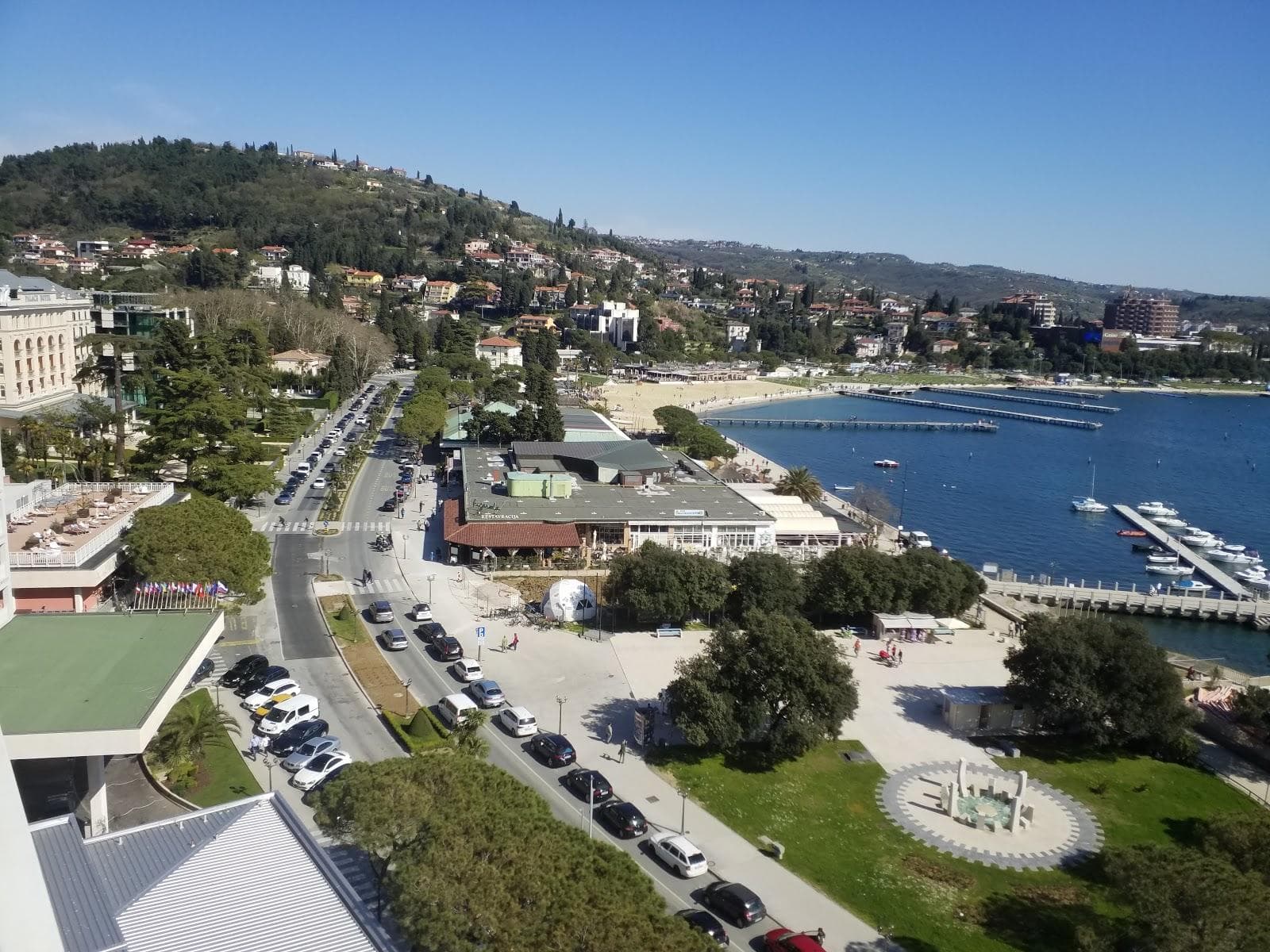 Portoroz beach