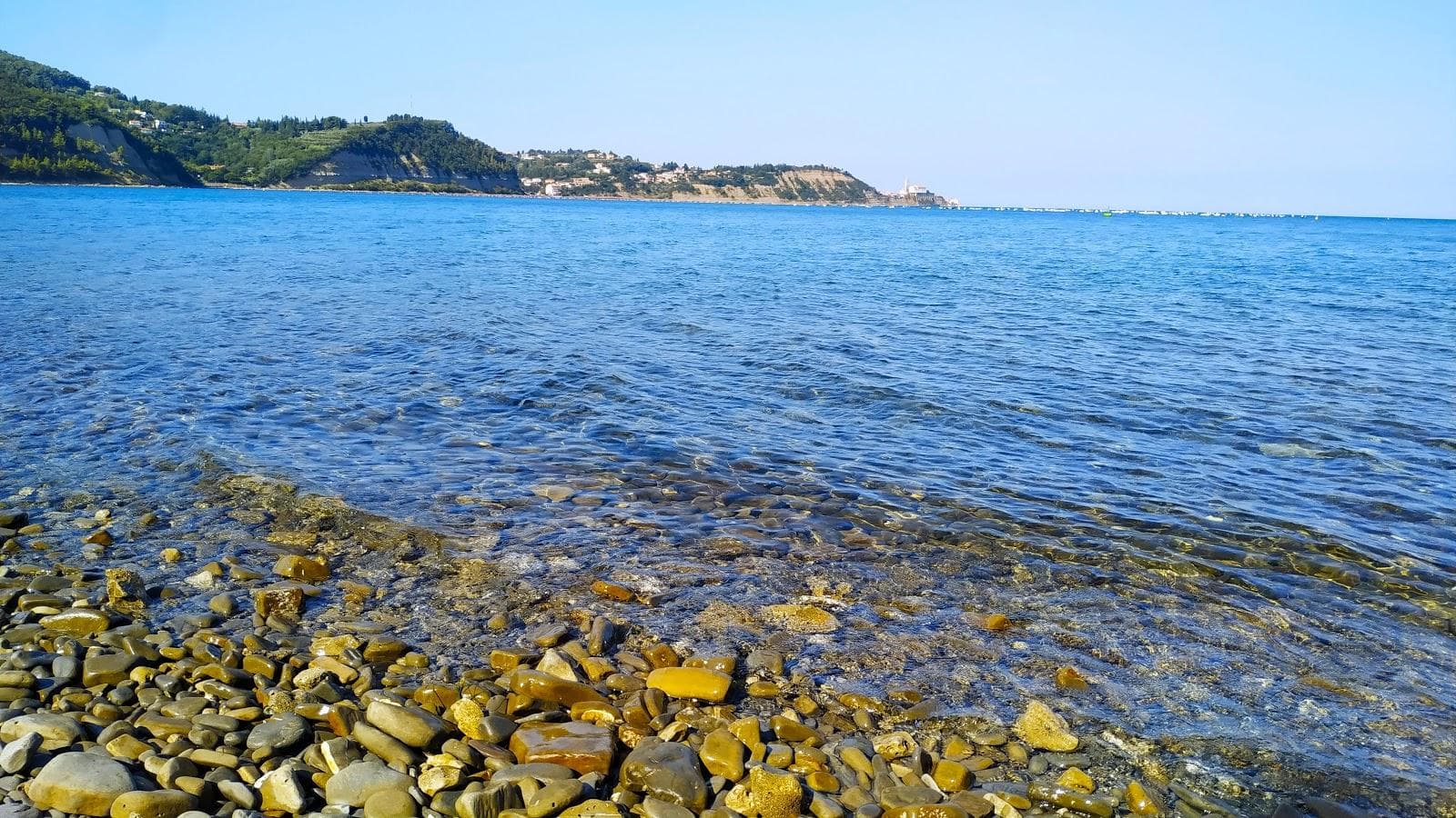 Strunjan beach
