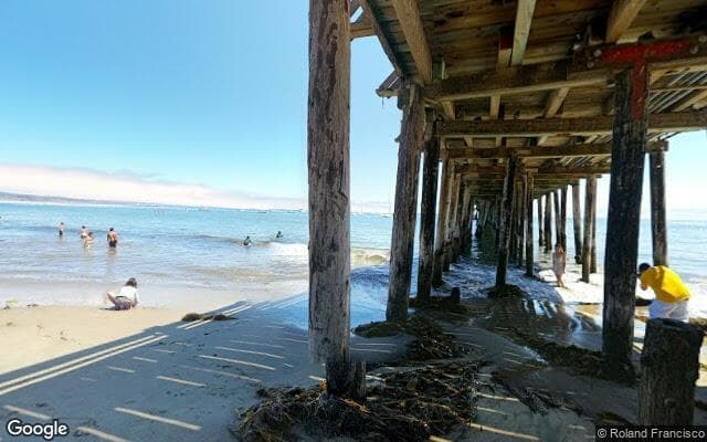 Capitola Beach at Soquel Creek