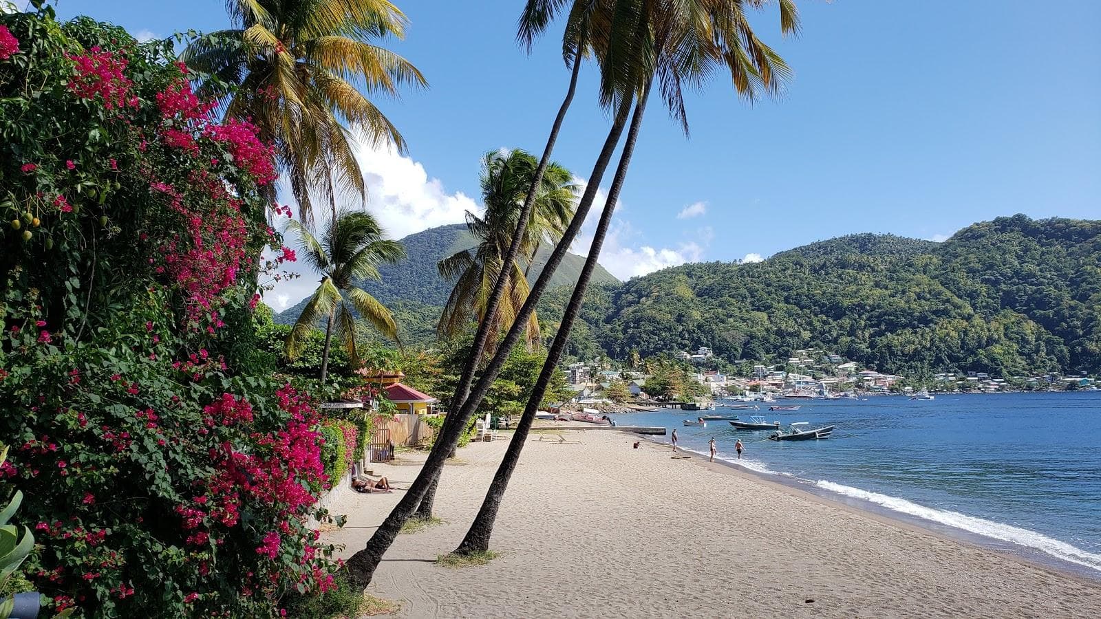 Soufriere beach
