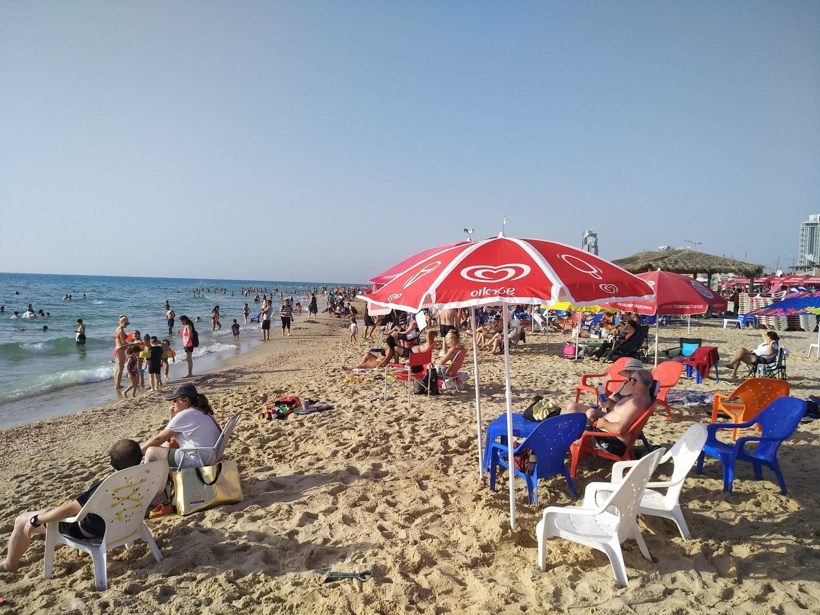 Separated beach