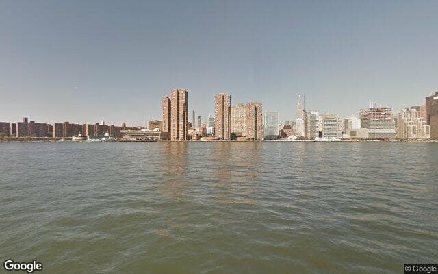 East River midchannel at 23rd Street