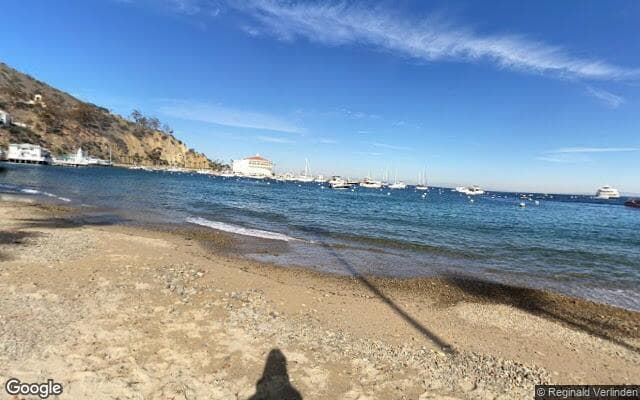 Avalon Beach 50ft west of pier toward Busy Bee Rest.