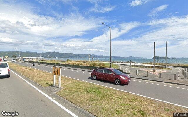 Petone Beach at Kiosk