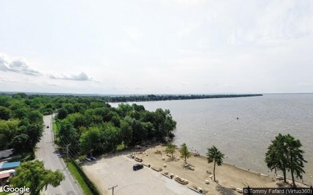 Plage du camping Kirkland