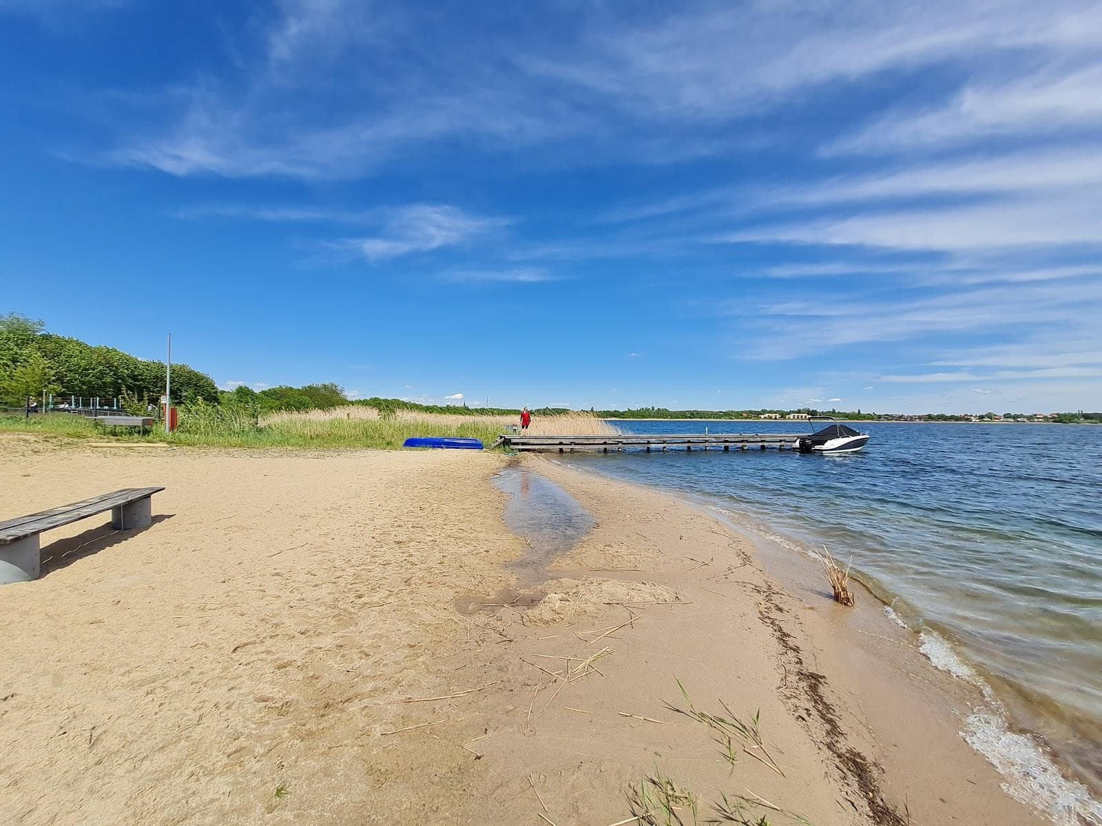 Strand am Pegelturm