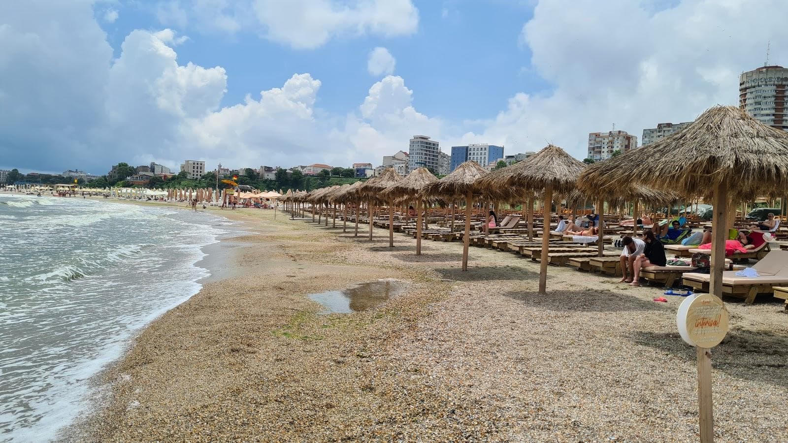 Modern beach