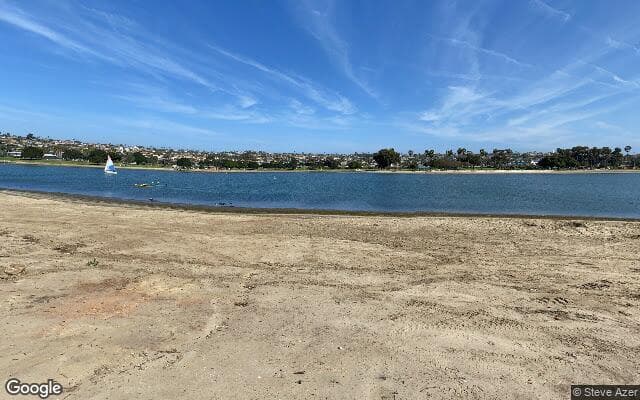 Mission Bay - northeast shoreline of Fiesta Island